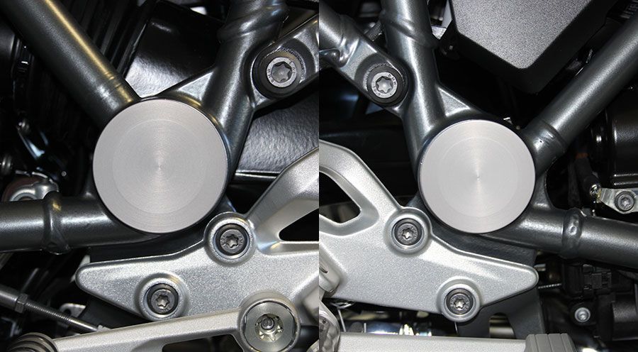 BMW R 1250 R Schwingenlagerabdeckungen