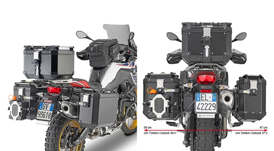 BMW F750GS, F850GS & F850GS Adventure Seitenkofferhalterung für Trekker Outback