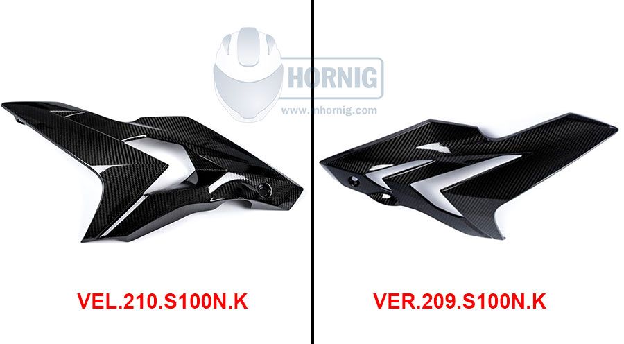 BMW S1000R (2014-2020) Carbon Verkleidungsseitenteile