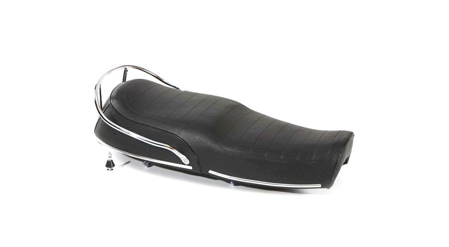 BMW R 80 Modelle Sitzbank mit Reling und Scharnieren, einfache Reproduktion