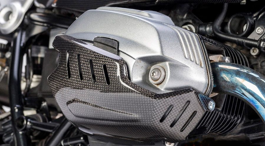 BMW R nine T Carbon Ventildeckelabdeckung rechts