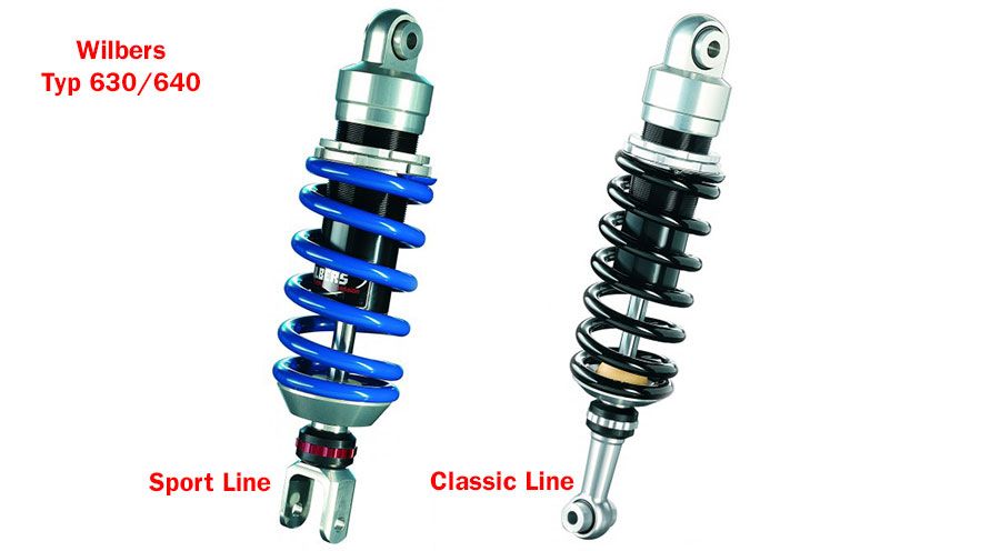 BMW F 650, CS, GS, ST, Dakar (1994-2007) Wilbers Federbein typ 640 F650