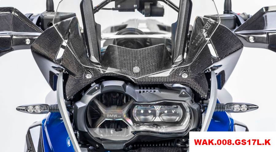 BMW R 1200 GS LC (2013-2018) & R 1200 GS Adventure LC (2014-2018) Carbon Windabweiser am Cockpit