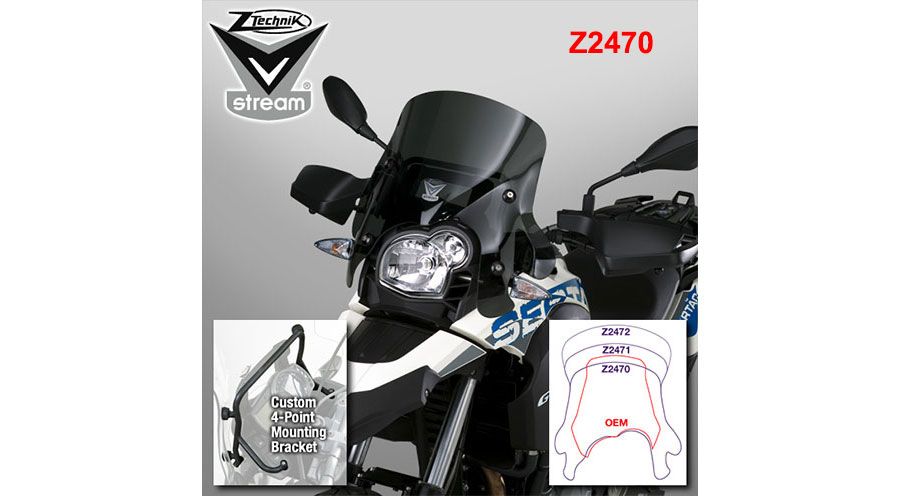 BMW G 650 GS ZTechnik Windschild