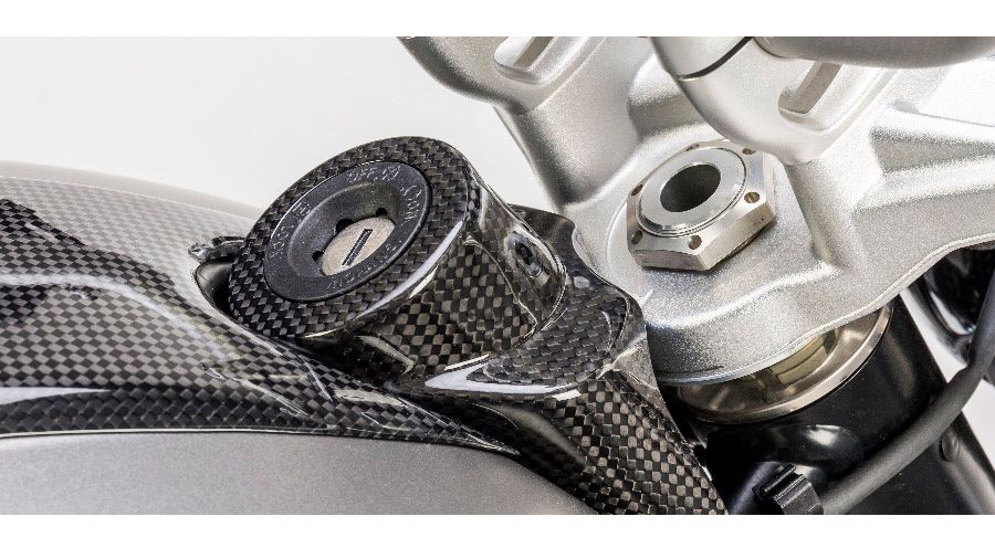 BMW R nine T Carbon Zündschlossabdeckung
