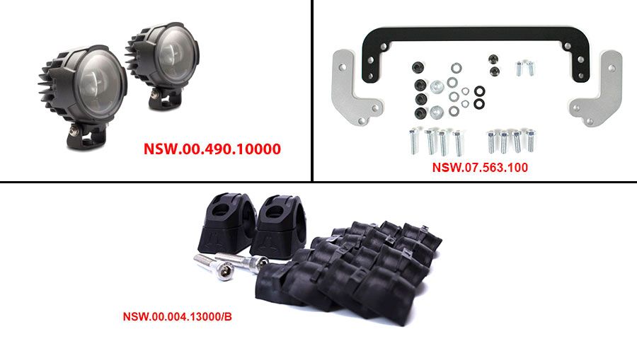 BMW R1200GS (04-12), R1200GS Adv (05-13) & HP2 Zusatzscheinwerfer