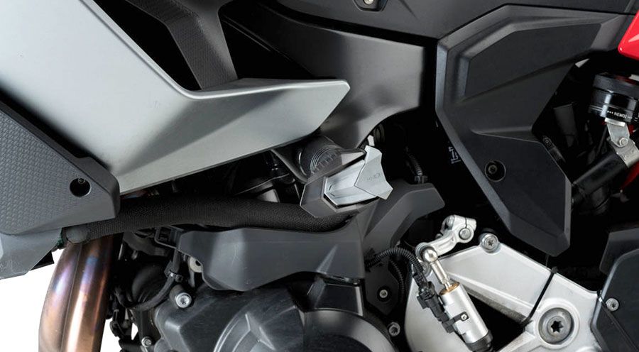 WUYUEY Sturzpad Für BMW F900XR Motorrad - Schutzblöcke Schwarz Kunststoff