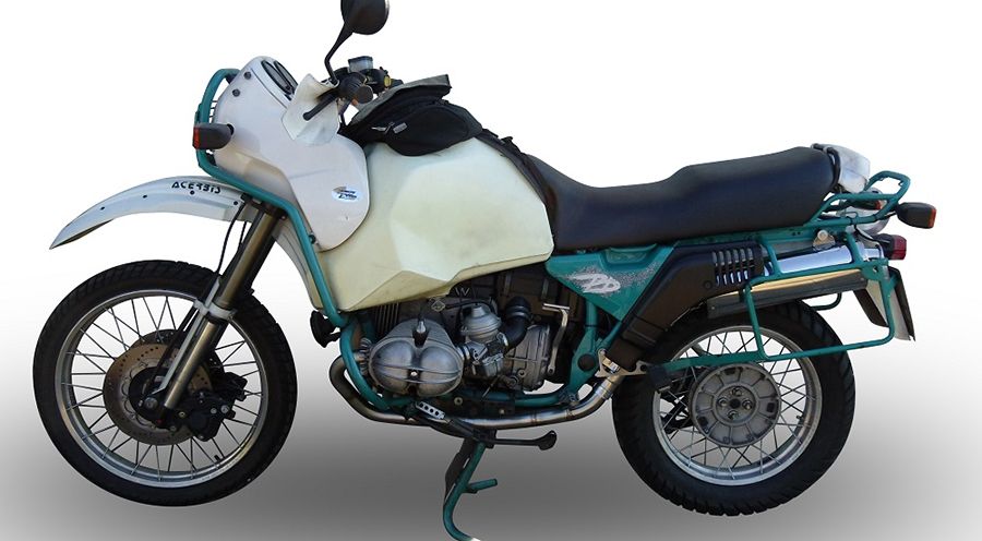 GPR Slip On Auspuff Trioval Edelstahl für BMW R 80 GS (1980-1987 ...