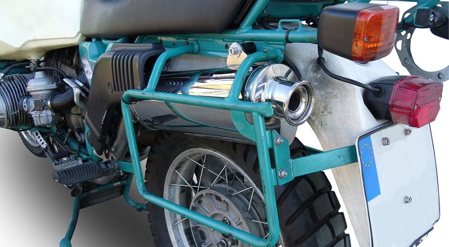GPR Slip On Auspuff Trioval Edelstahl für BMW R 80 GS (1980-1987 ...