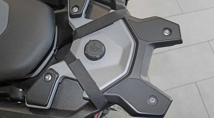 Zusatztasche unter der Gepäckbrücke für BMW R1300GS | Motorradzubehör ...