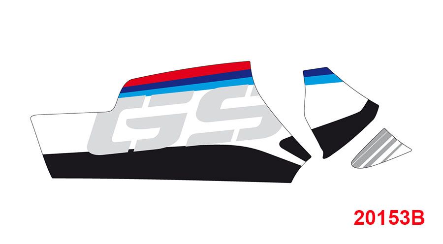 2 Stück Tankaufkleber Für BMW R 1200 GS (2013-2016 LC) – Graue Seitendekoration, Ersatz- Oder Upgrade-Option