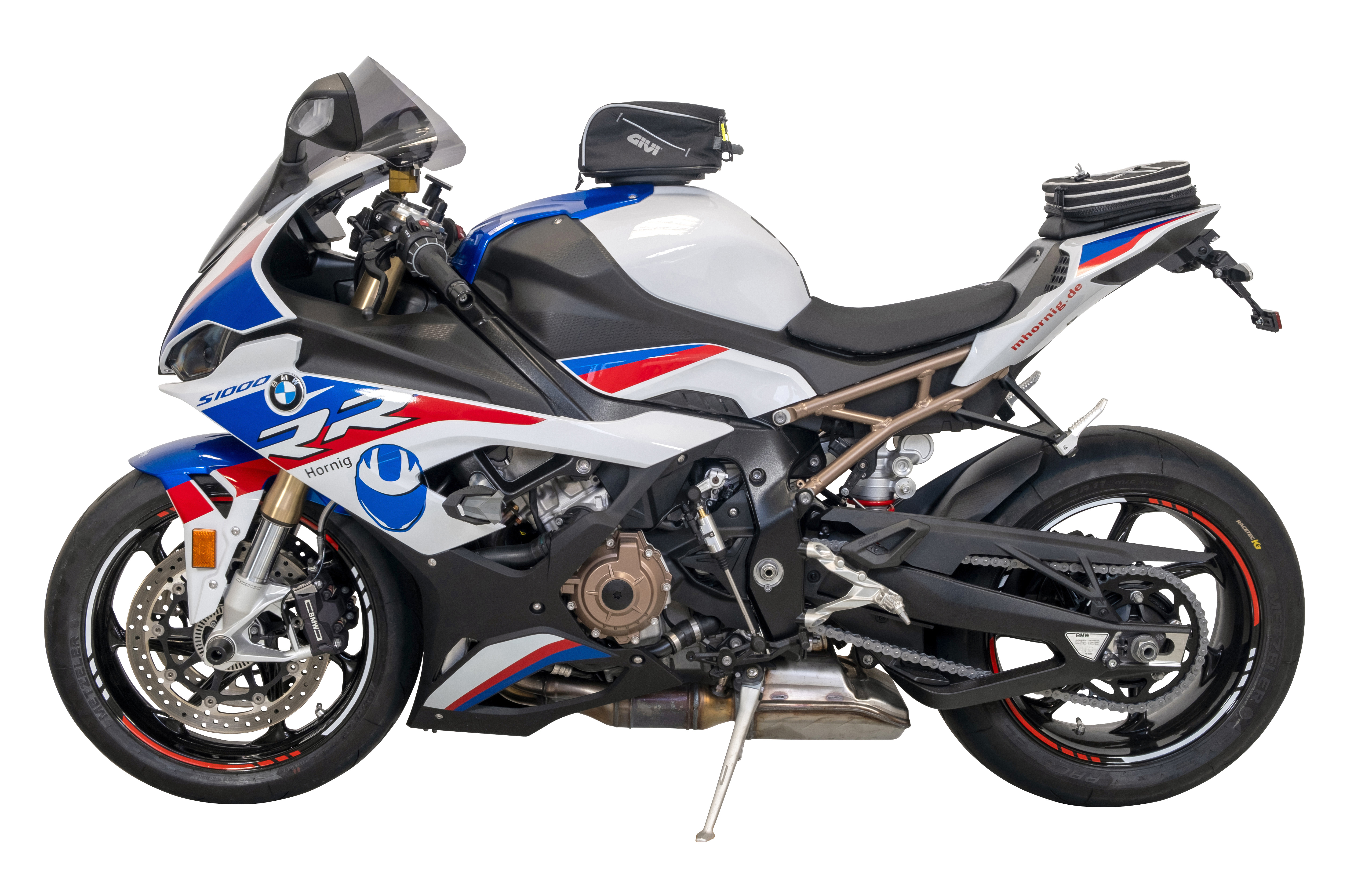 BMW S1000RR (2019) Umbau von Hornig mehr Alltagstauglichkeit für die  Rennmaschine, Motorradzubehör Hornig